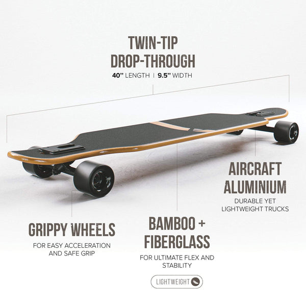 APOLLO Longboard Skateboard - Premium Long Boards for Adults, Teens and Kids. Cruiser Longboard Skateboards. Drop Through Longboards made of Maple. Long Board – Pro Sports