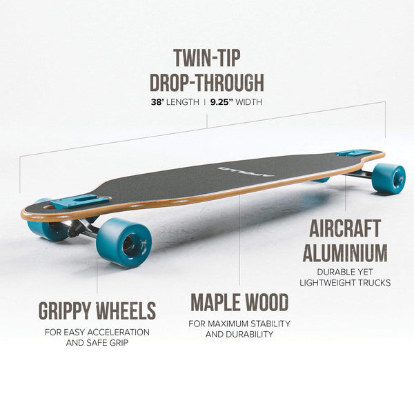 APOLLO Longboard - Long Boards for Adults, Teens and Kids. Cruiser Board Skateboards - Kids Longboard Skateboard Cruiser - Patinetas para Adultos - Long Skateboard Longboards – Apollo