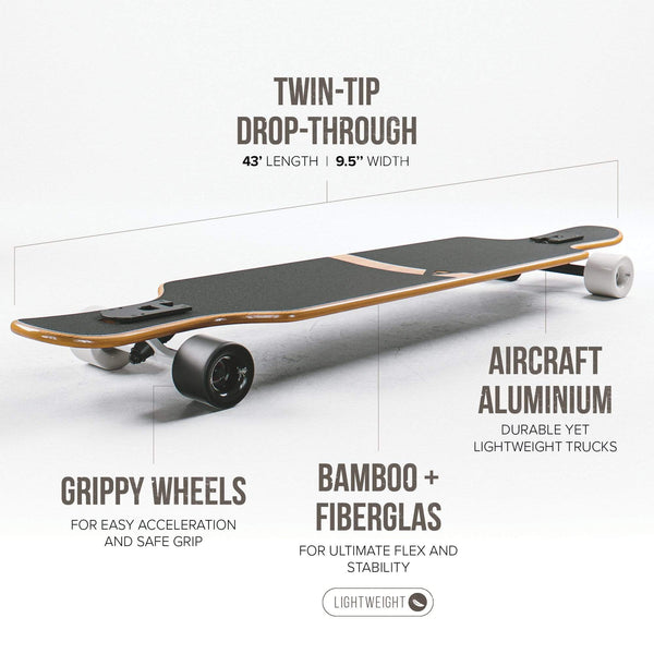 Apollo Longboard Skateboard 43" - – Pro Sports
