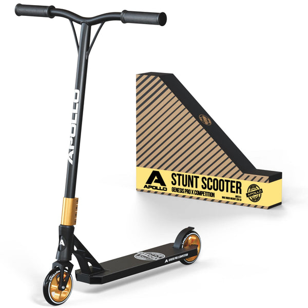 APOLLO X Pro Scooters - High End Stunt Scooter - Complete Trick Scooter for Advanced and Professional Riders (Kids 10+, Teens, Adults). Cool Pro Scooter for Freestyle, Tricks & BMX Stunts –