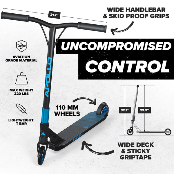 Monopattino Stunt Scooter Apollo Genesis Pro - Per Freestyle E Trick, Ruote 110mm, Cuscinetti ABEC 9, Portata 100 Kg - Foto 11