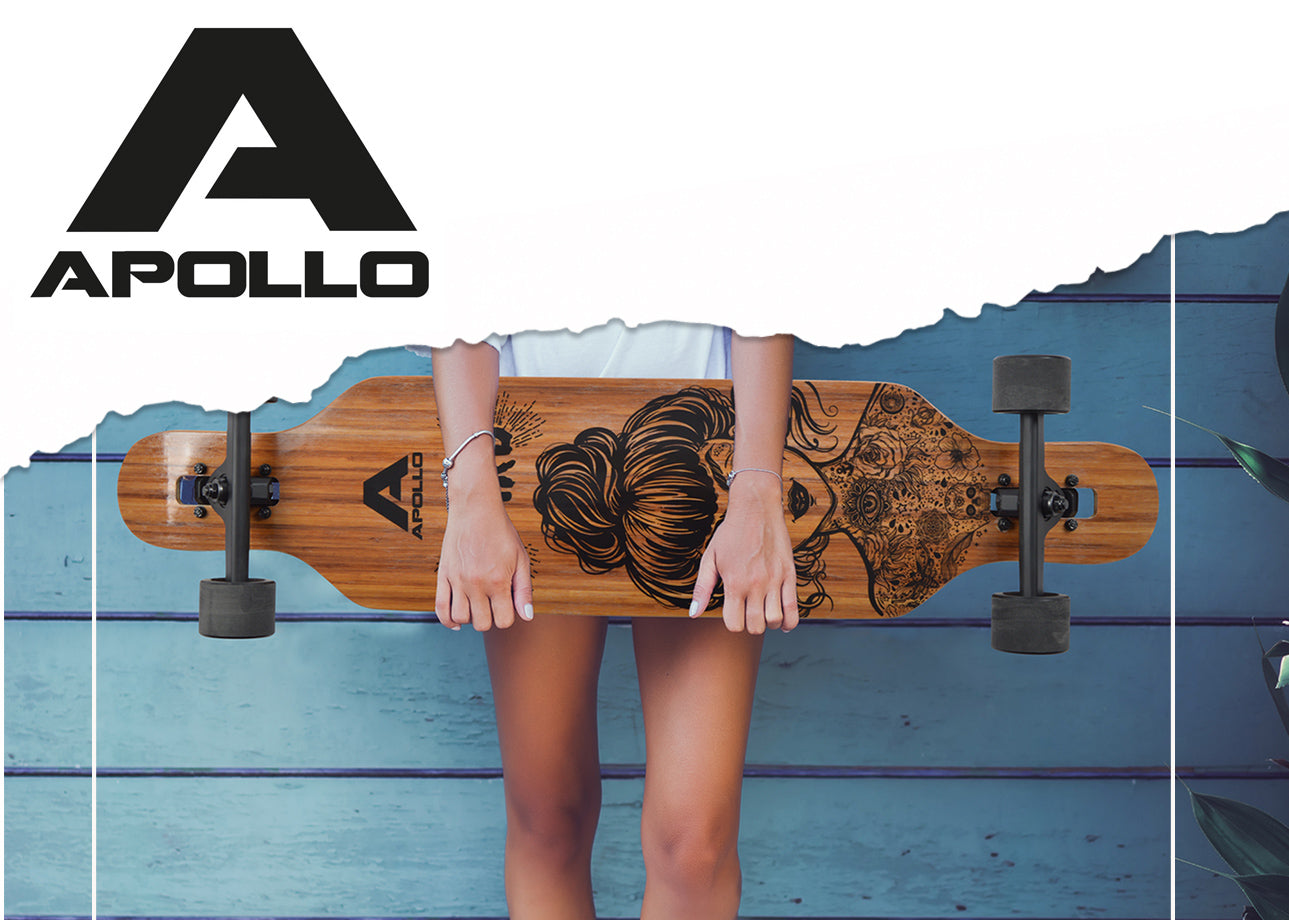 Apollo Longboard Skateboard 39" Tuvalu Apollo Pro Sports