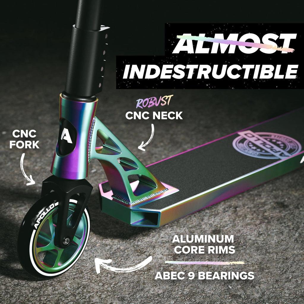 thumbnail image 2 of Reviews For APOLLO Genesis X Pro Scooters - High End Stunt Scooter Complete Trick Scooter For Advanced And Professional Riders Kids 10 Teens Adults Cool Pro Scooter For Freestyle Tricks Bmx Stunts 2 of 11