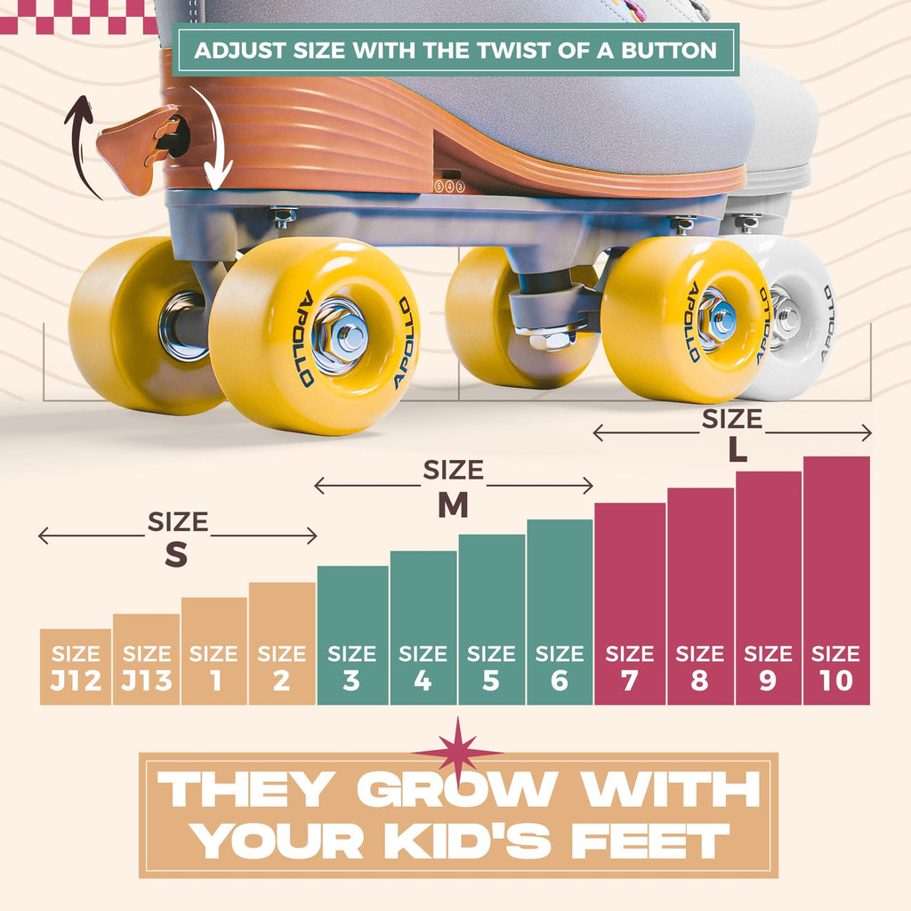 APOLLO Roller Skates Women & Girls - Nightfever – Apollo Pro Sports